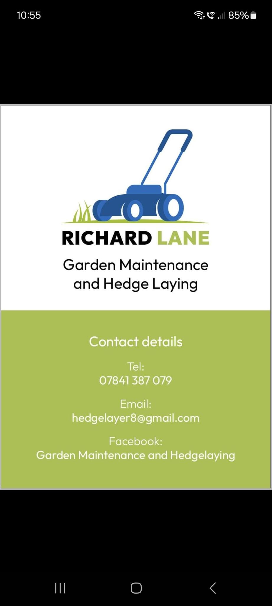 Richard Lane Garden Maintenance And Hedgelayer Chipping Norton GB