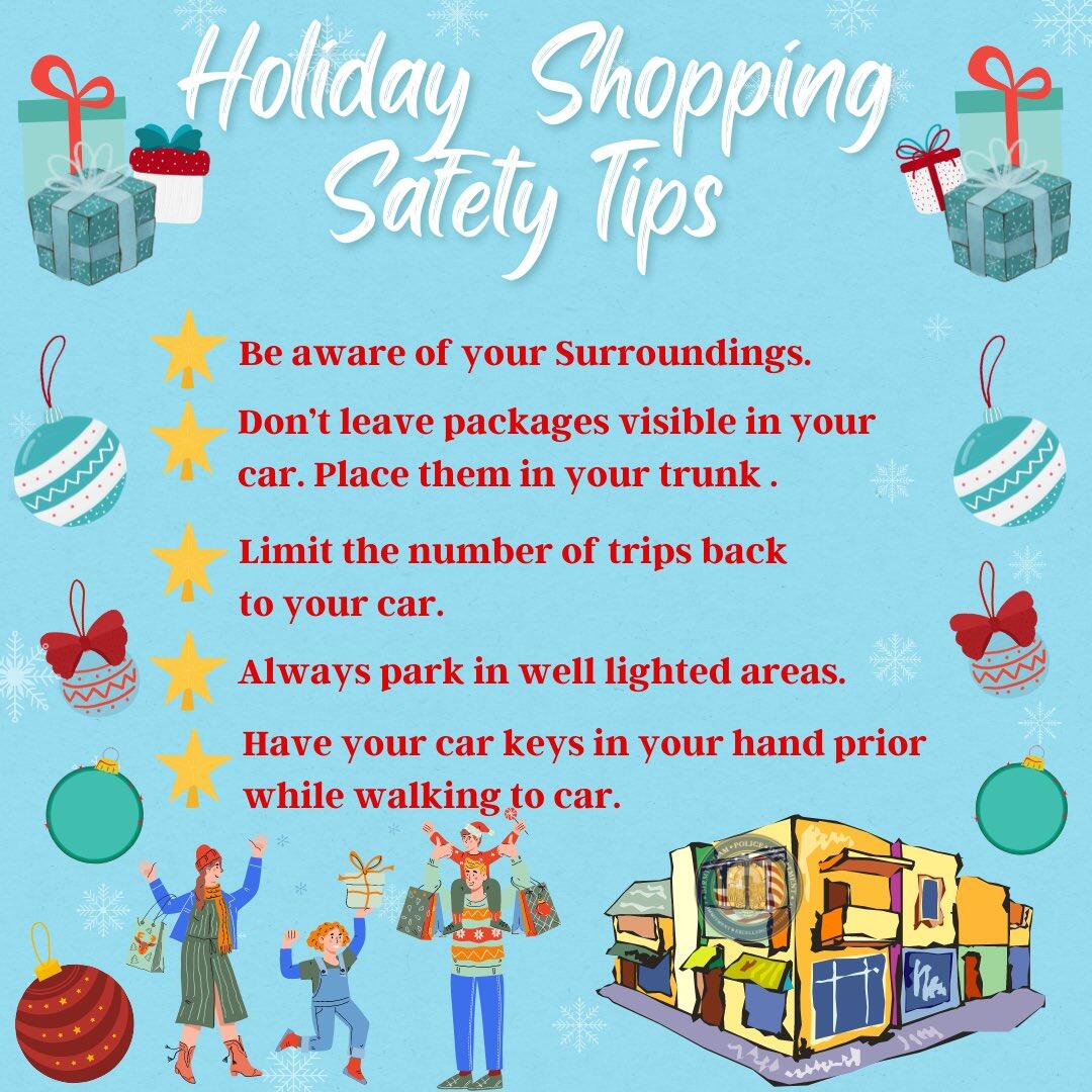 Holiday Shopping Safety Tips Los Angeles Police Department