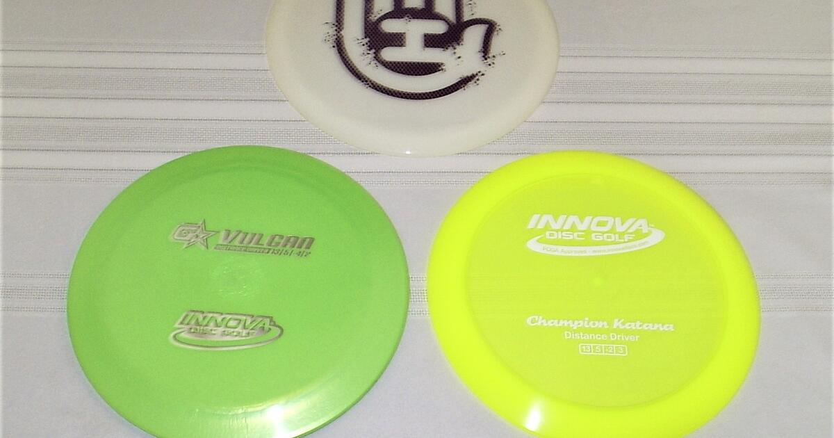 3 Disc Golf Discs Innova Champion Innova Vulcan Explorer For 15 In