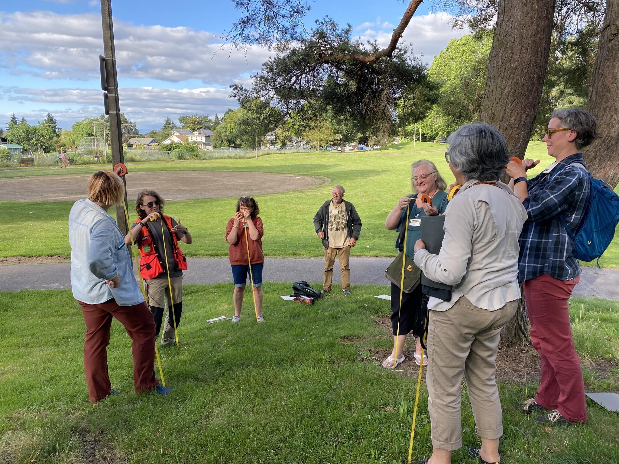 Volunteer Team Leaders For The Portland Street Tree Inventory Kicked