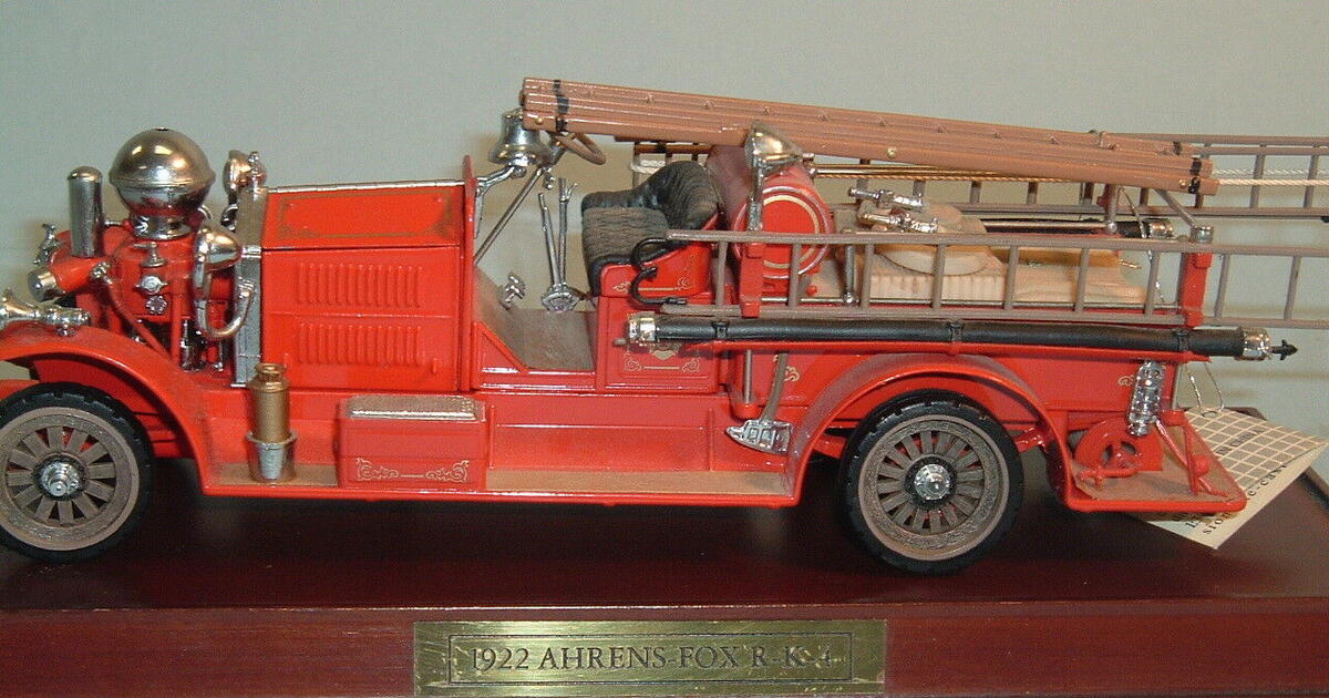 Brand New 1922 Ahrens Fox R K 4 Pumper Fire Engine Truck 1 32 Franklin