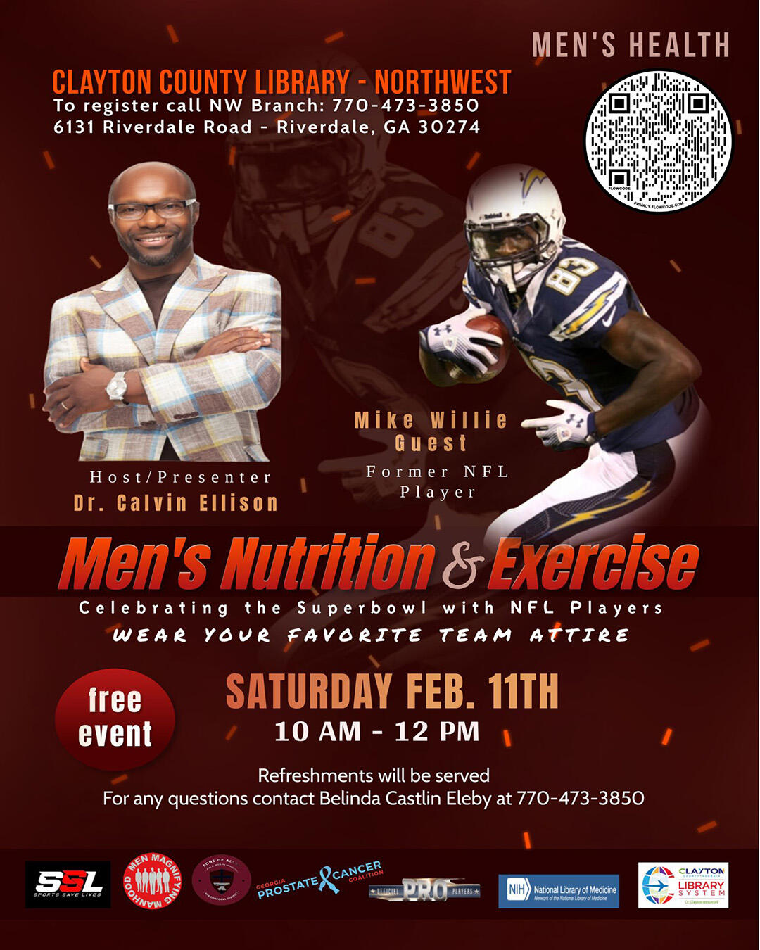 The Clayton County Library System Presents The Mens Nutrition