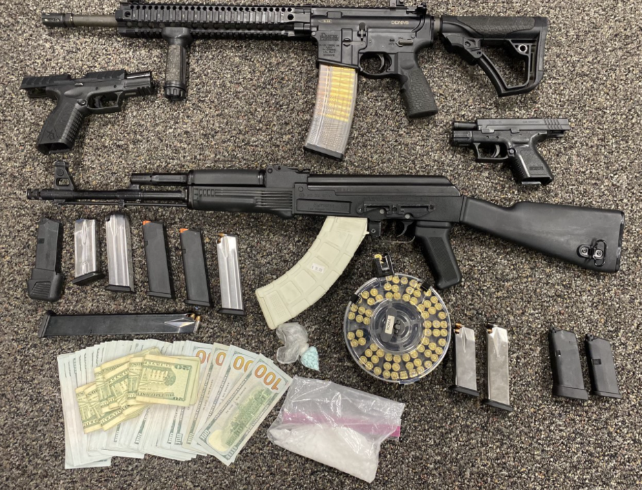 Officers Arrest Gang Member In Possession Of Multiple Firearms High