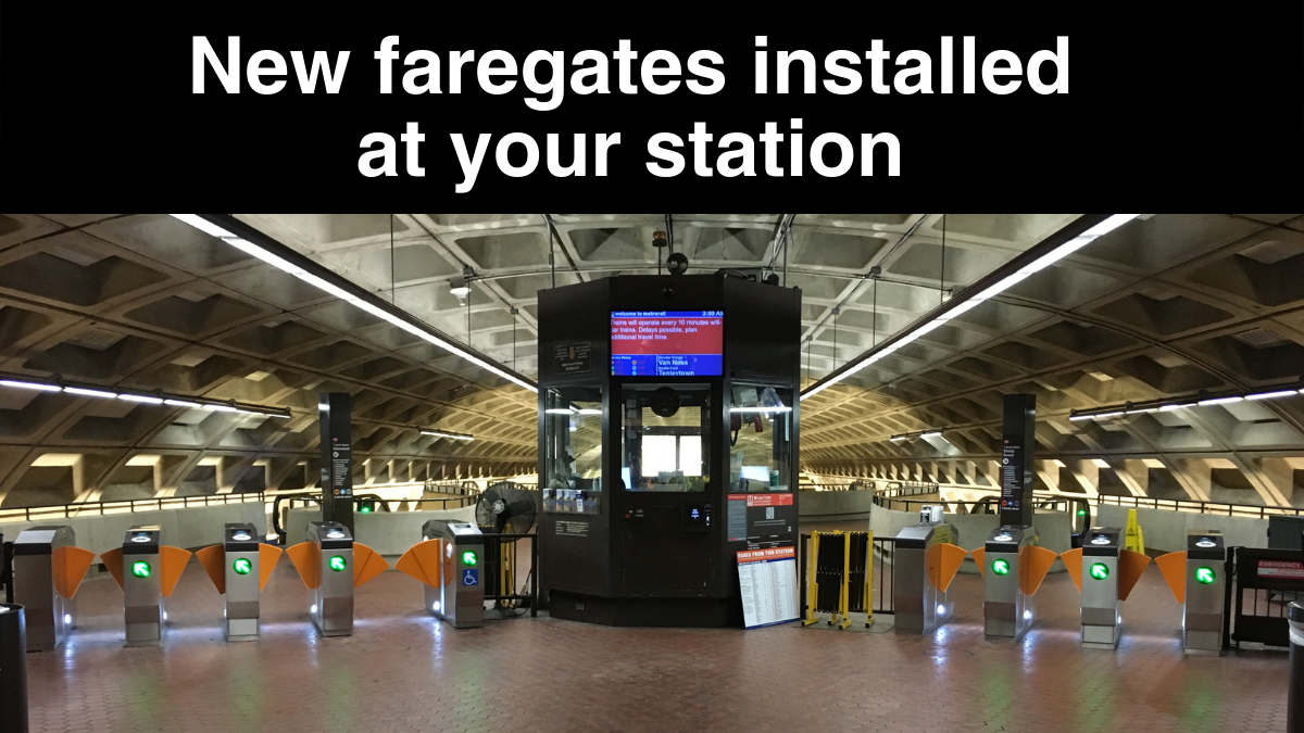 New Faregates At Metro Center Station WMATA Nextdoor Nextdoor