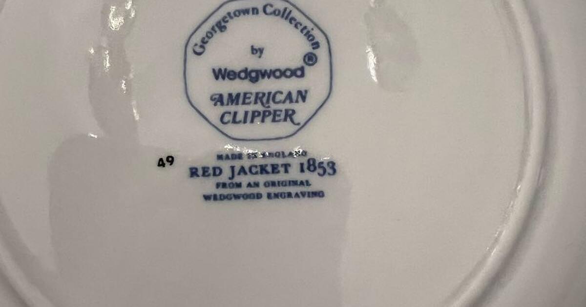 Wedgewood China Clipper Ship 150 For 70 In Williamsburg VA For