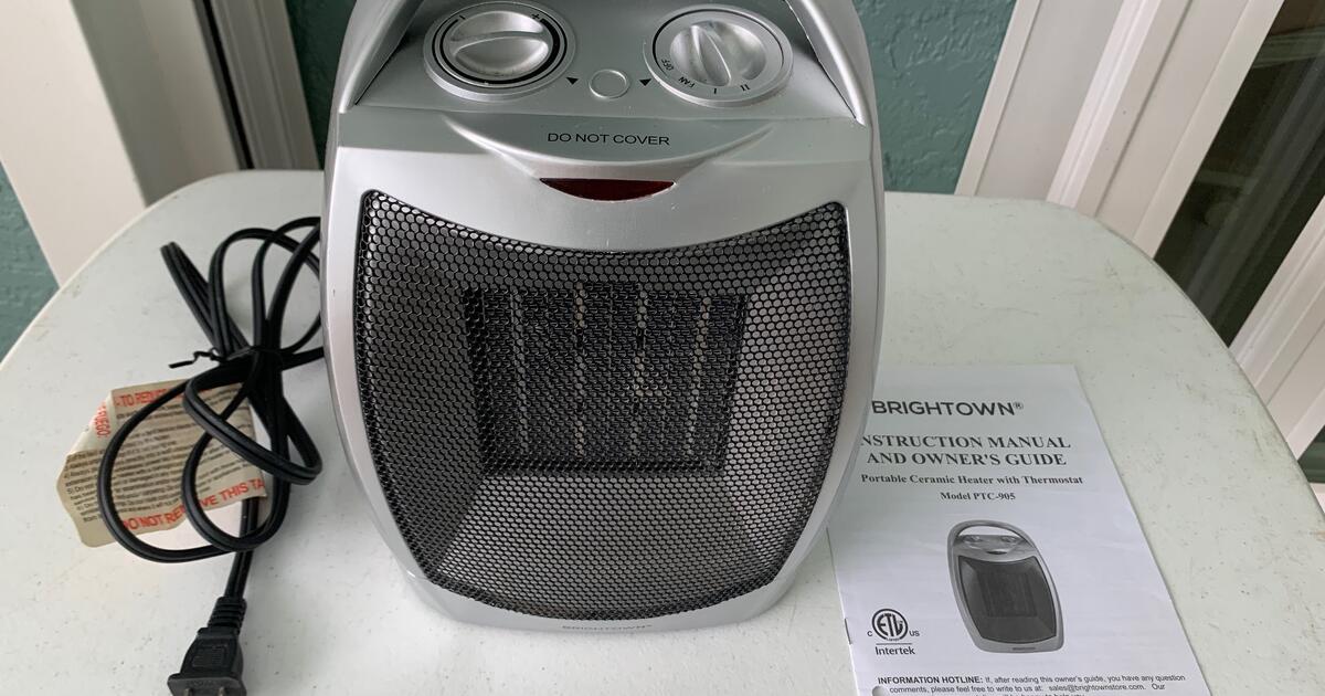 Brightown Portable Ceramic Heater For 10 In Port Charlotte FL For