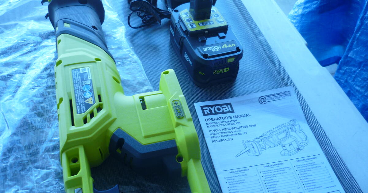 New Ryobi Volt Reciprocating Saw P Vn Just Reduced For Quick