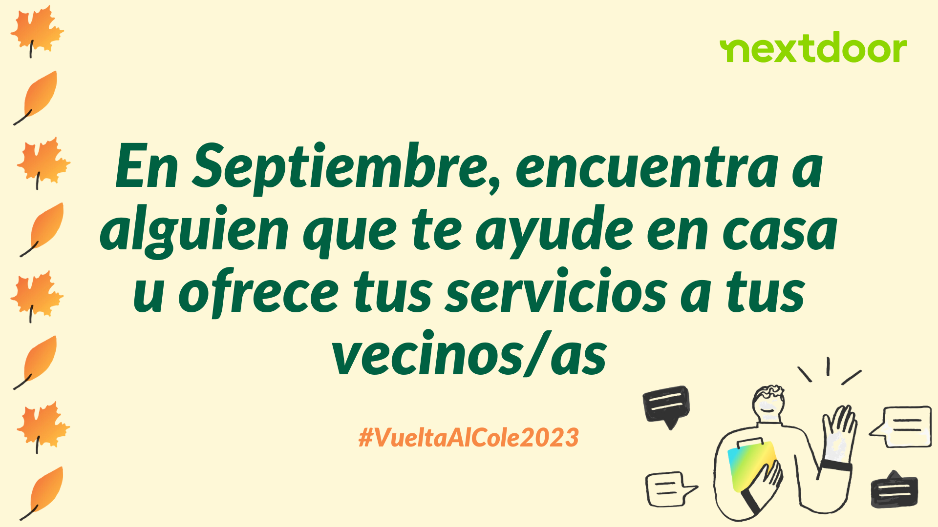 Septiembre está a la vuelta de la esquina y volver a la rutina