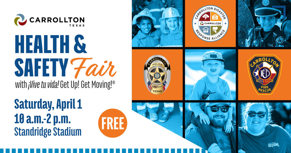 Join The Excitement At The FREE Inaugural Carrollton Health Safety