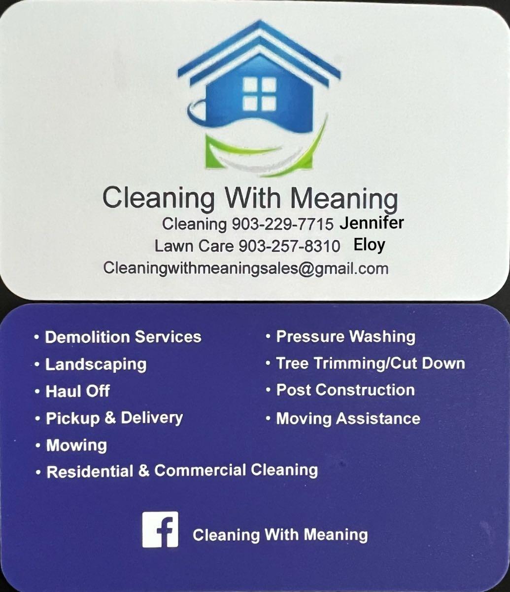 Cleaning with Meaning