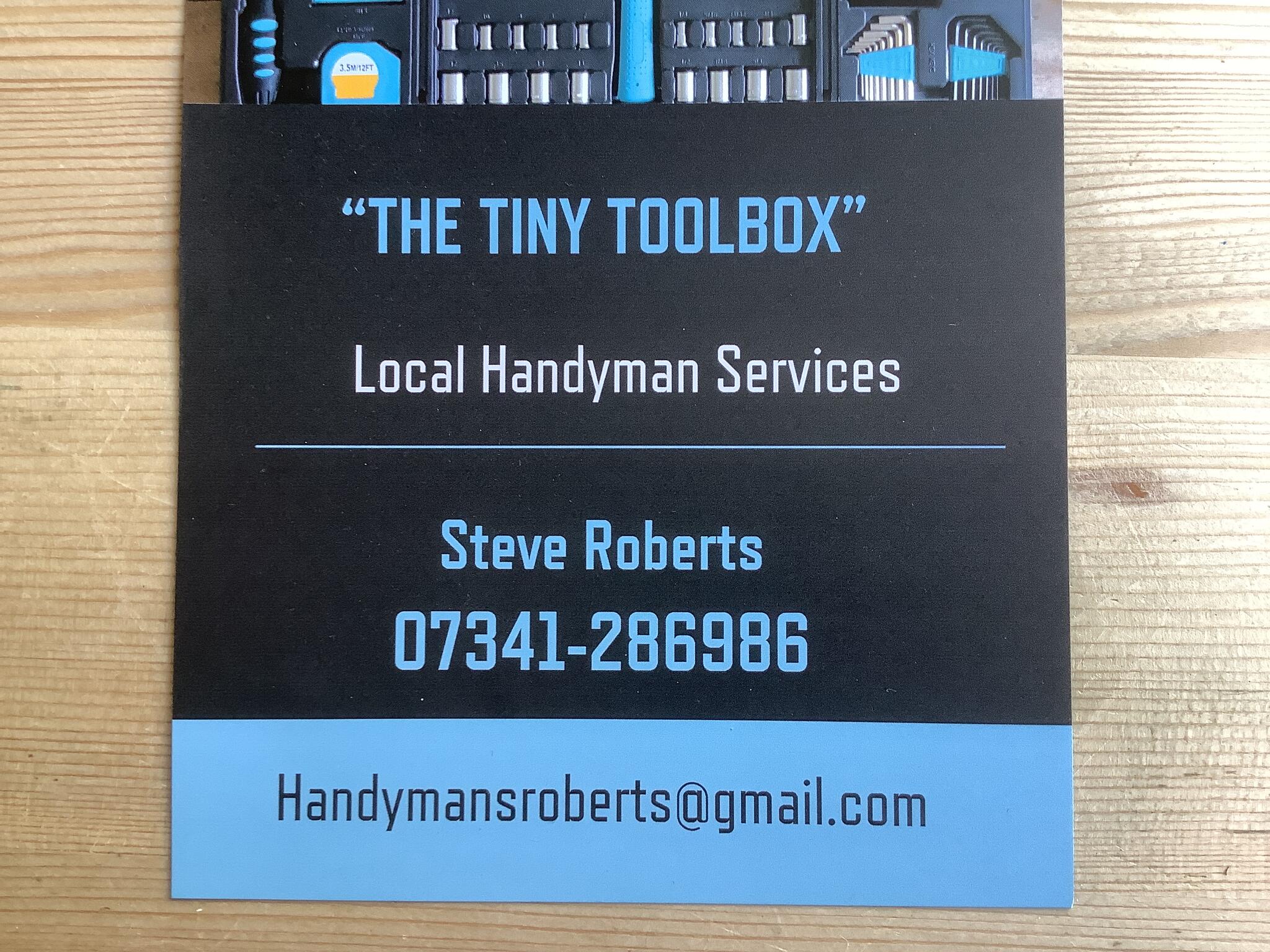The Tiny Toolbox - Steve Roberts, Local Handyman Services. - Nextdoor