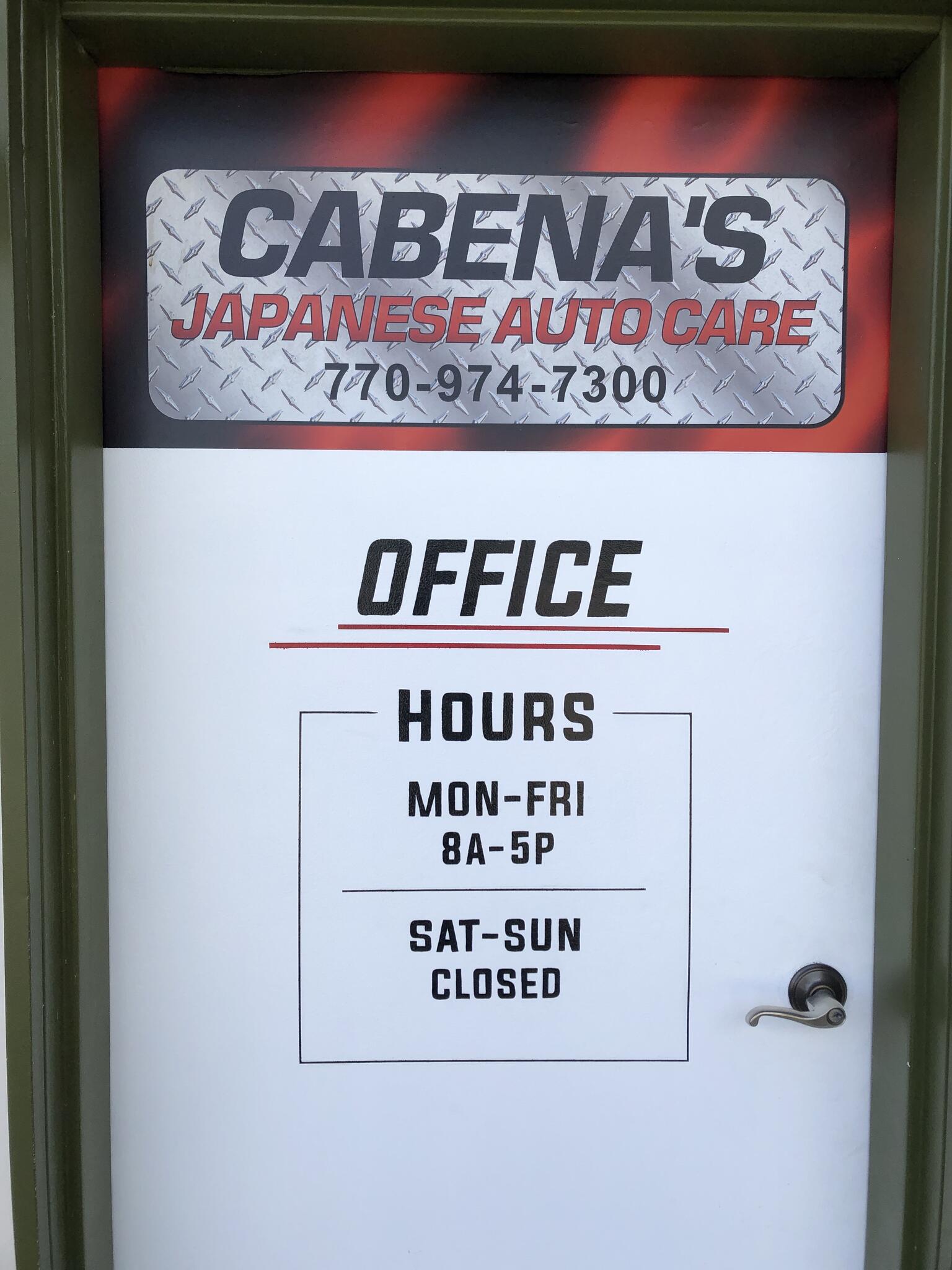 Cabena's Japanese Auto Care - Acworth, GA - Nextdoor