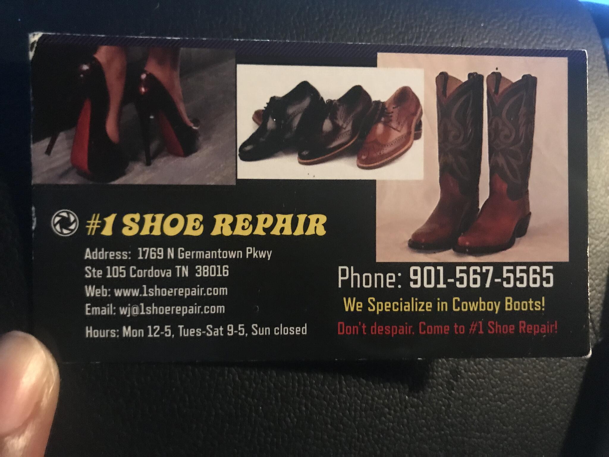 Closest boot sale repair shop