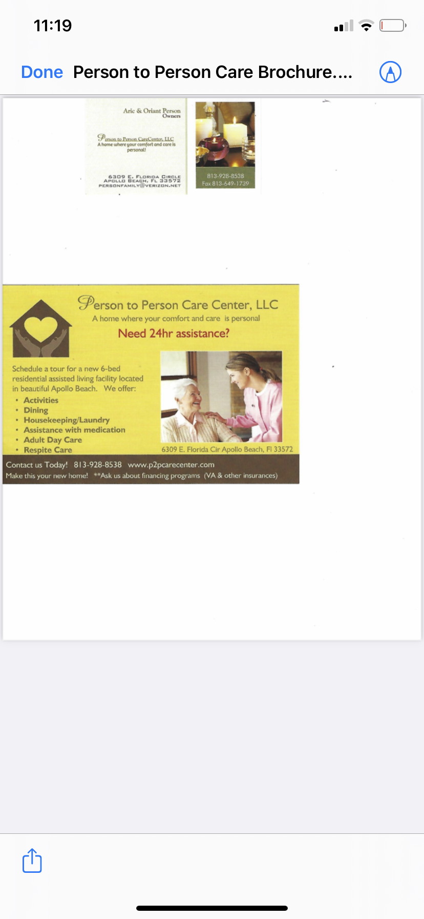 Person To Person Care Center LlC - Apollo Beach, FL - Nextdoor