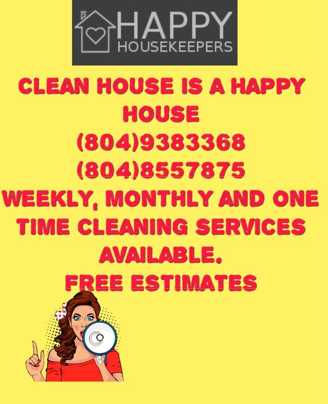 Happy Housekeepers Richmond, VA Nextdoor