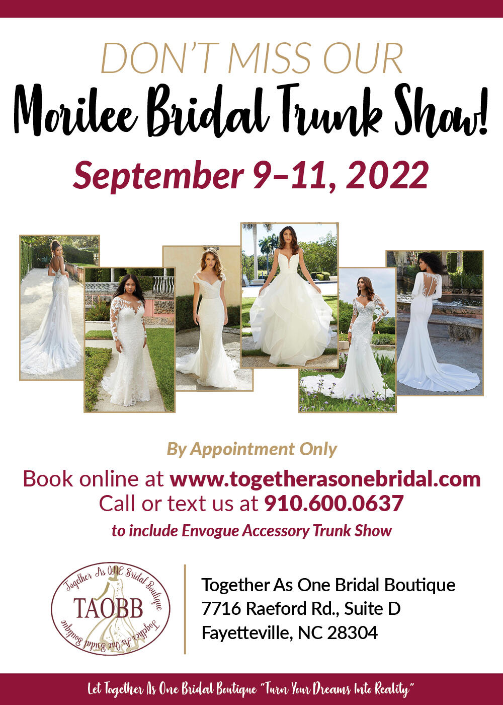 Together As One Bridal Boutique Fayetteville NC Nextdoor