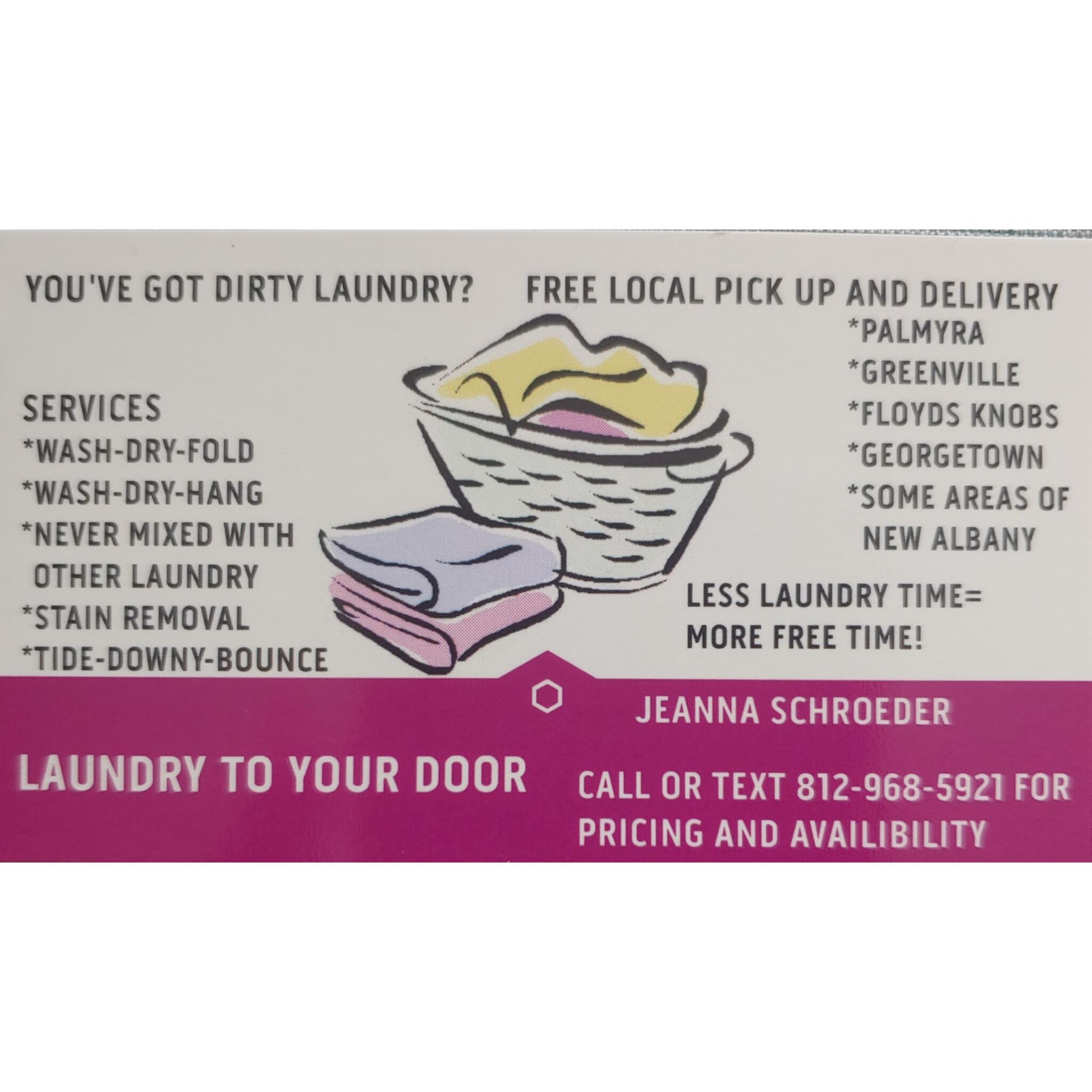 Laundry To Your Door IN Nextdoor