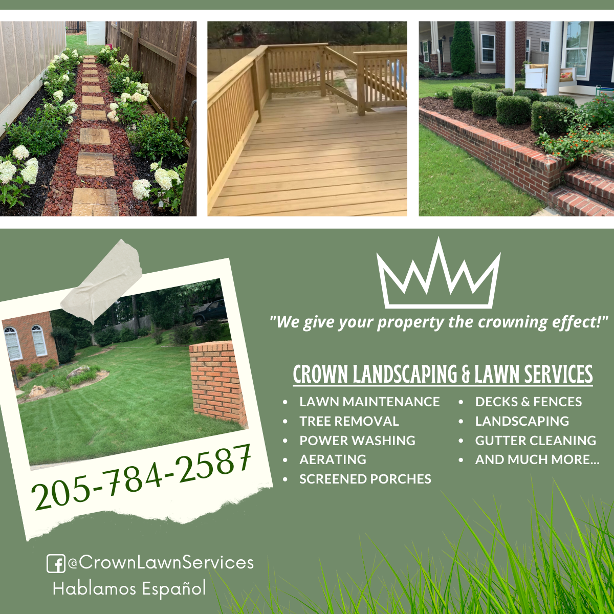 Crown Landscaping & Lawn Services Crown Fence & Deck Helena, AL