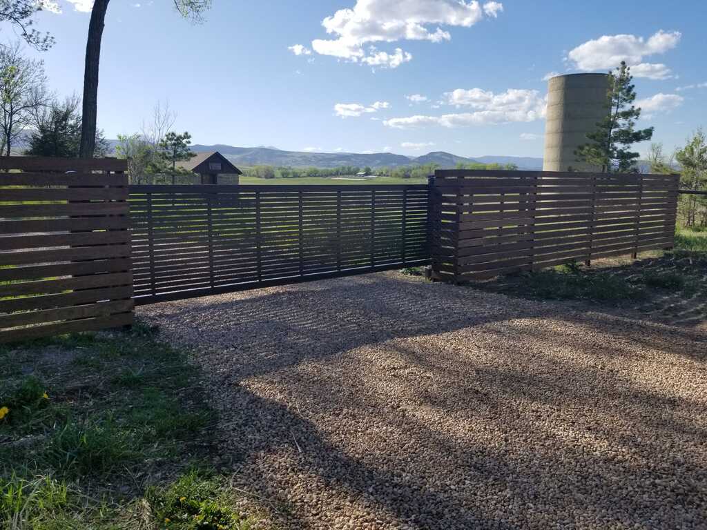 Black 2024 dog fencing