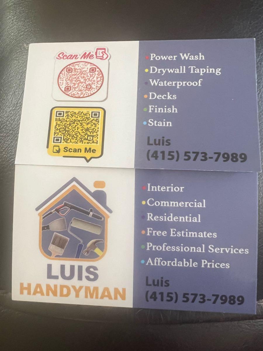 Luis handyman South San Francisco, CA Nextdoor