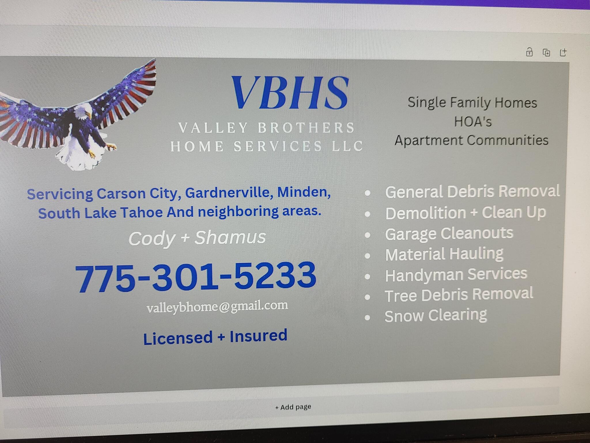 Valley Brothers Home Services Carson City, NV Nextdoor