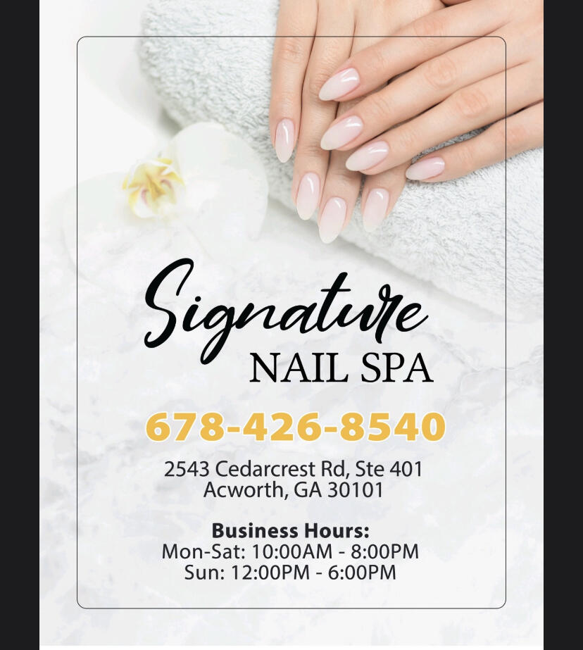 Signature Nail Spa Acworth GA Nextdoor