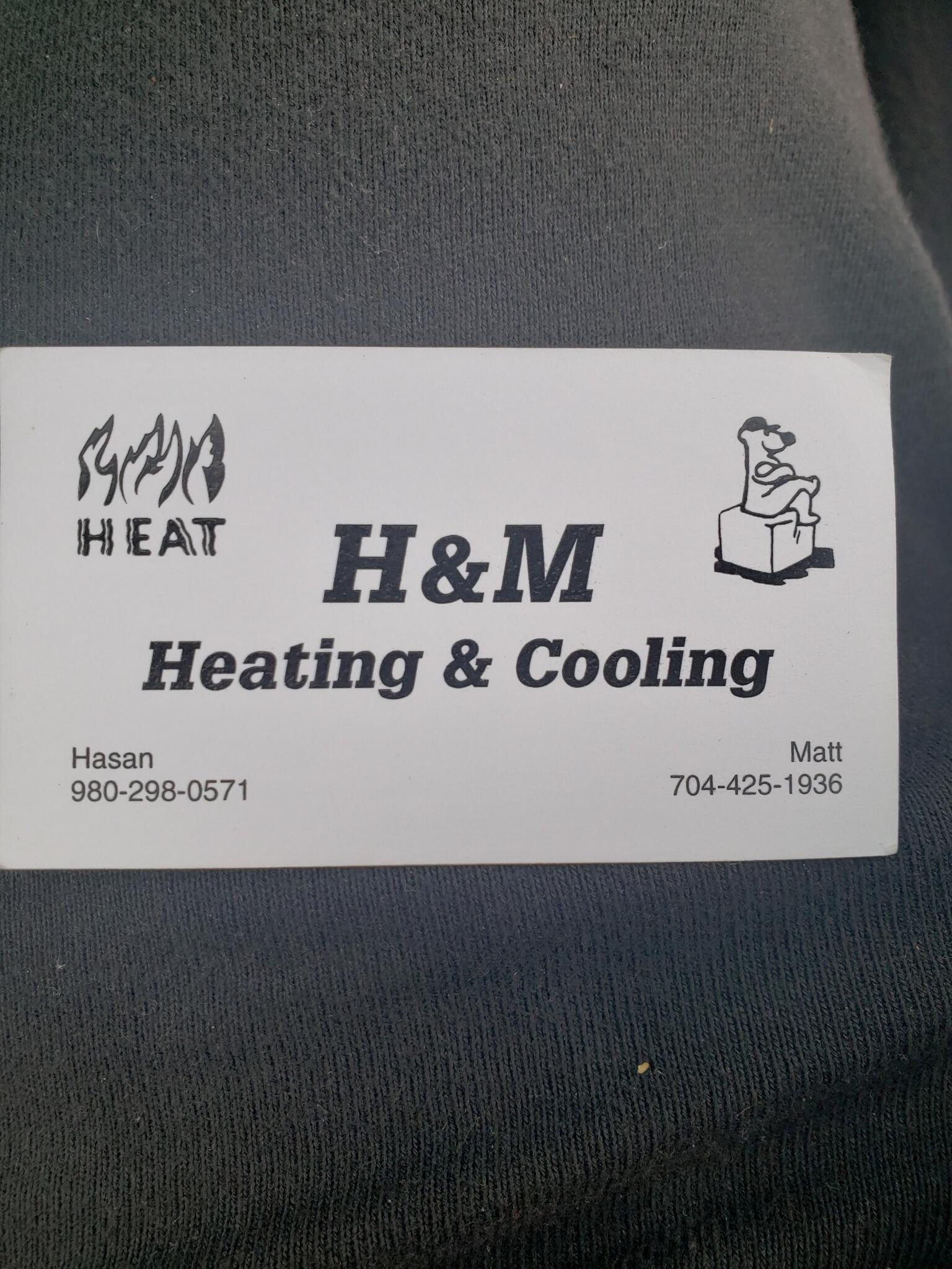 H & m 2025 heating and cooling