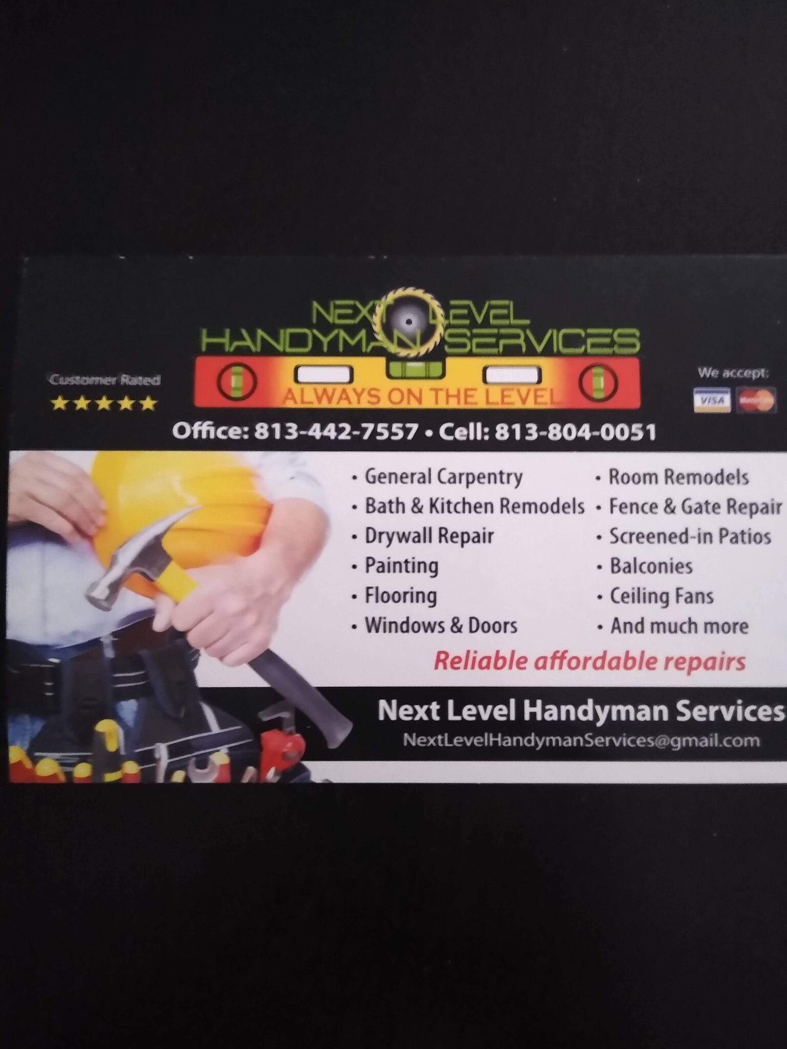 Next Level Handyman Services - Nextdoor