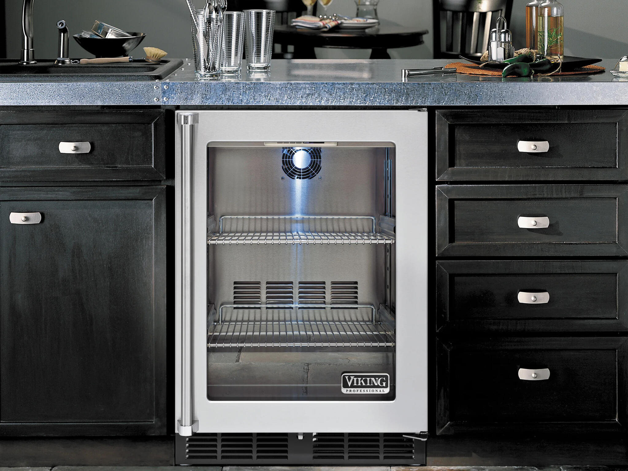 viking mini fridge