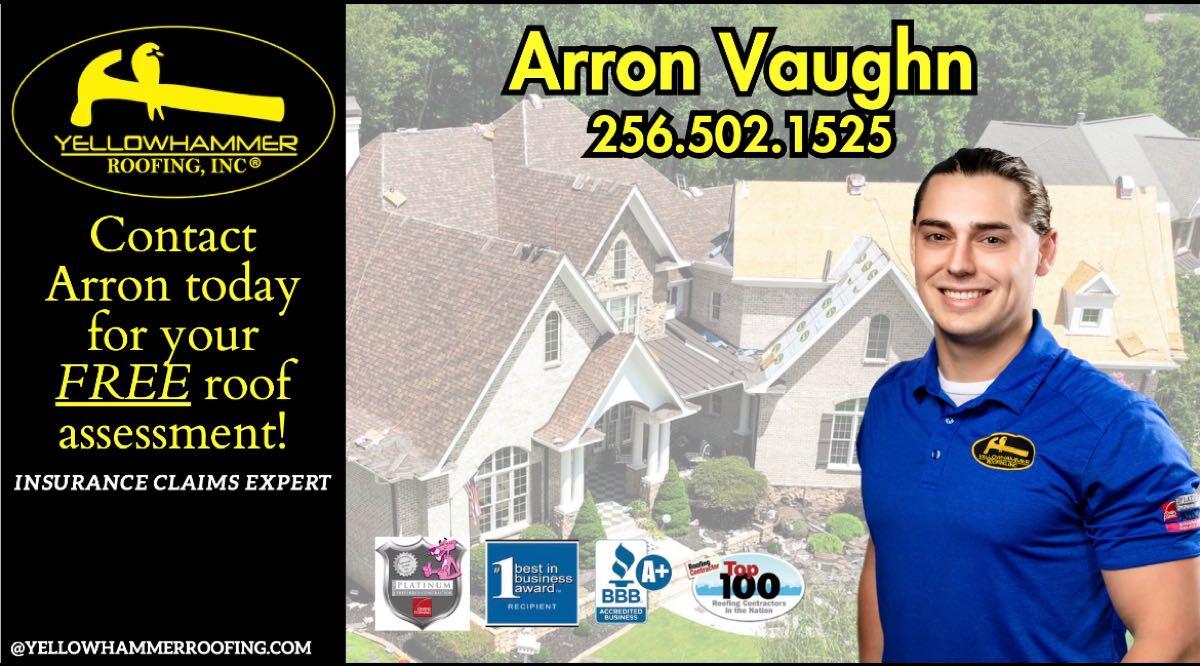 Arron Vaughn Yellowhammer Roofing Inc • Roofing Consultant Athens, AL Nextdoor