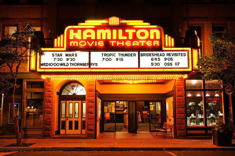 Hamilton movie theater clearance