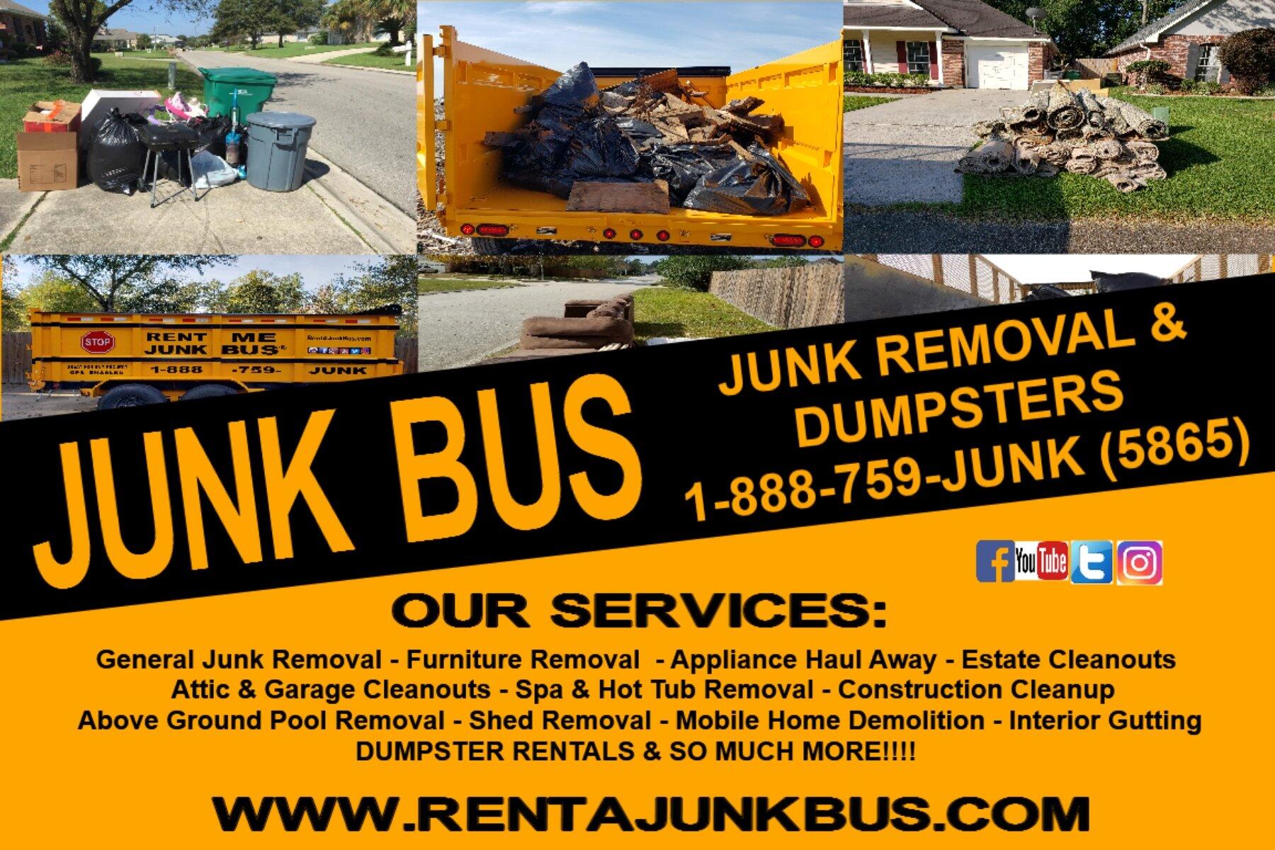 Junk Bus Dumpster Rental & Junk Hauling Nextdoor