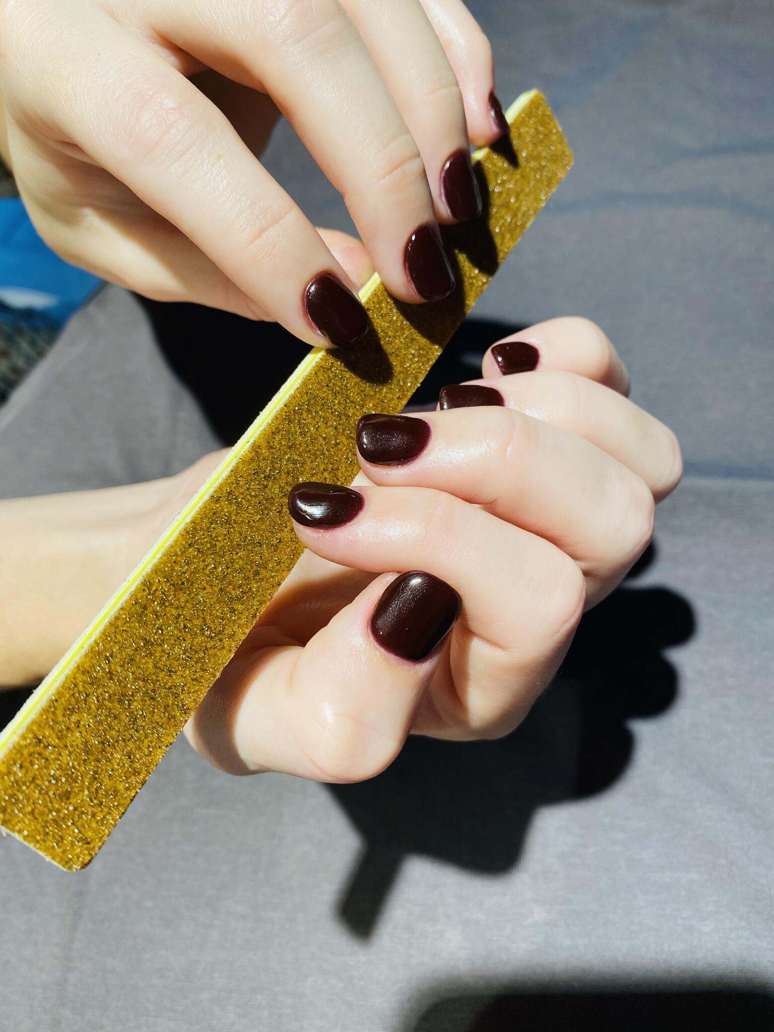 Manicure with Nail Design - Naturally Lovely Nails By Linzie | Groupon