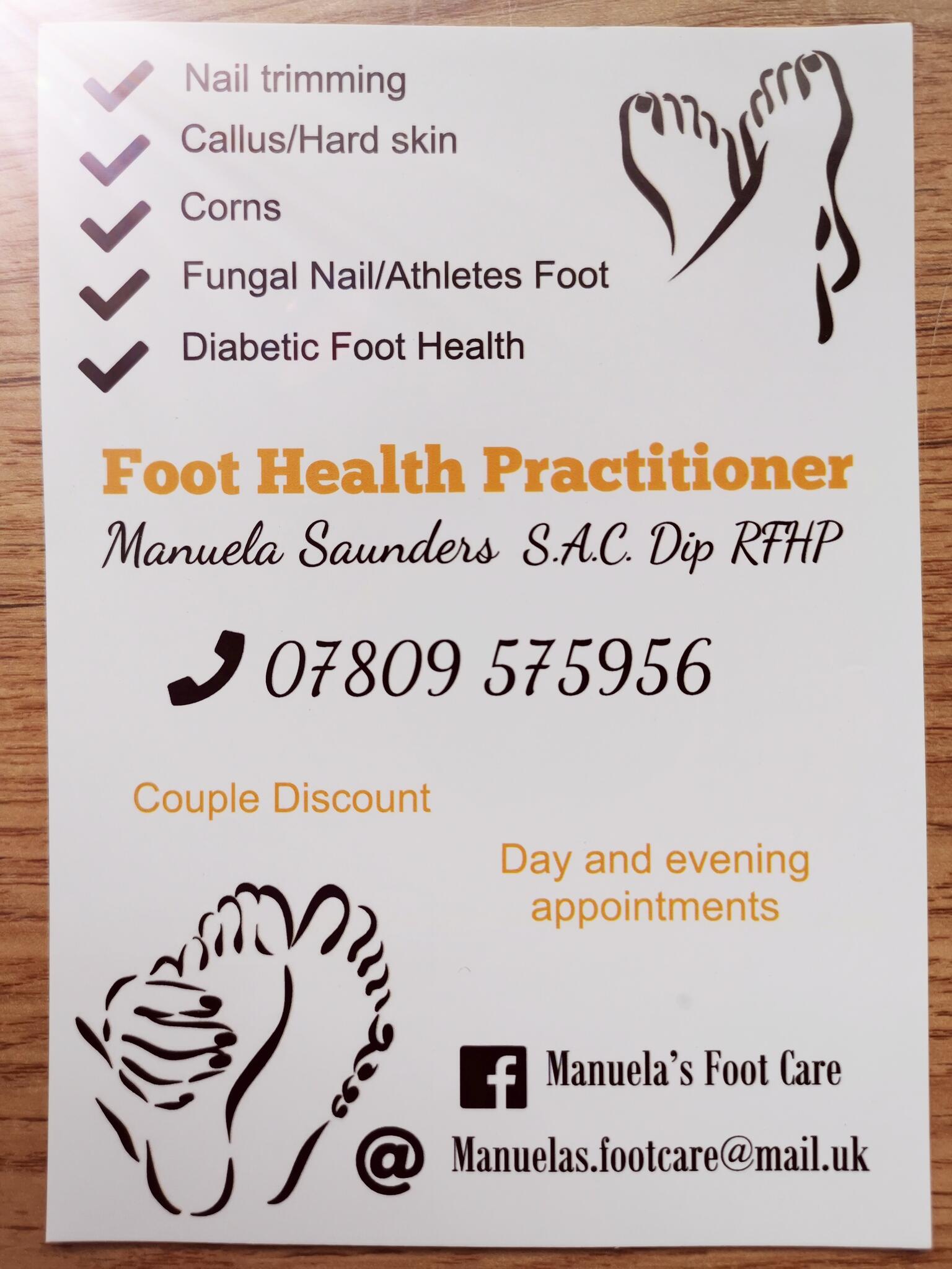 Manuela's Foot Care Shrewsbury, GBENG Nextdoor