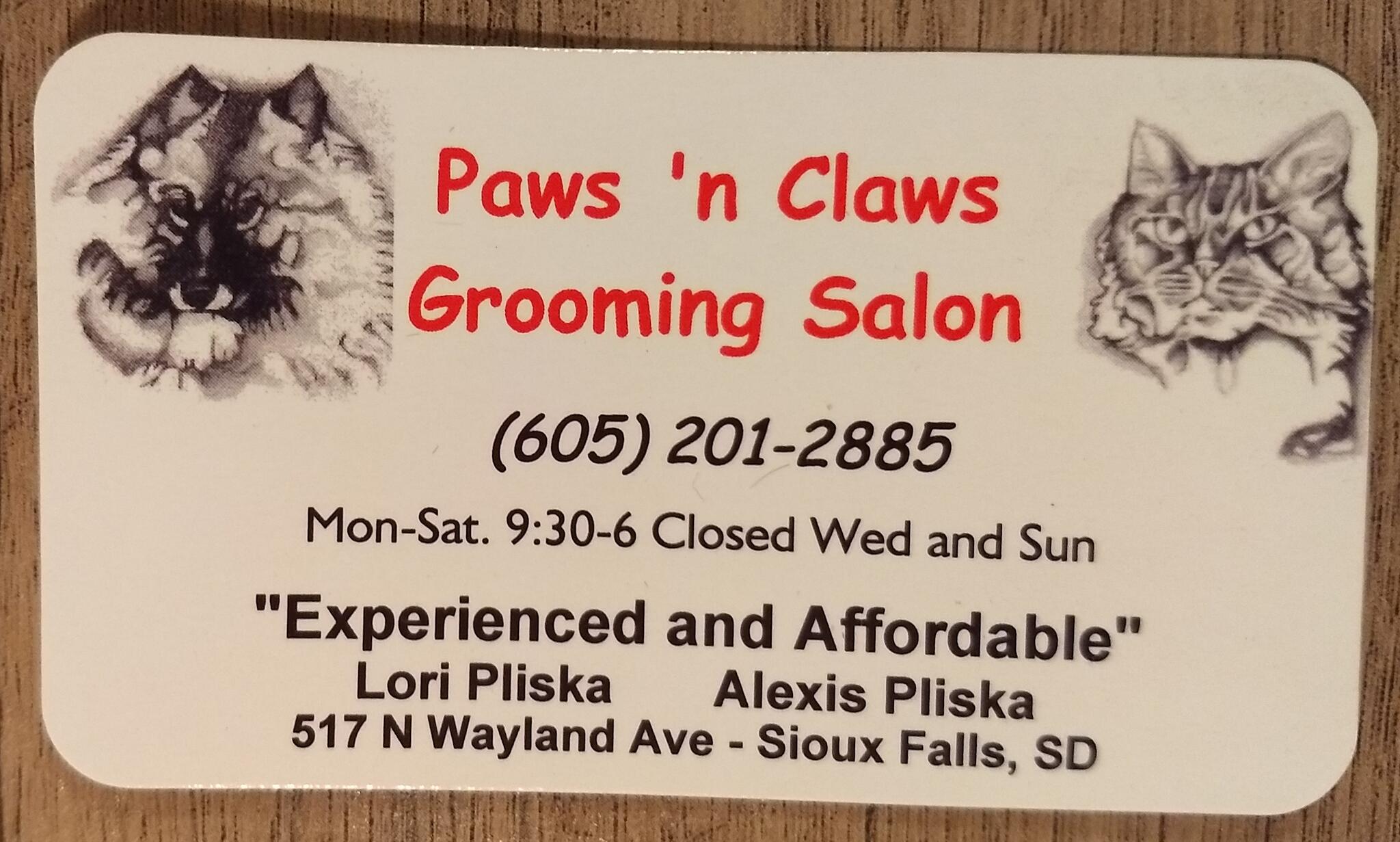 Paws 'n Claws Grooming Salon Sioux Falls, SD Nextdoor