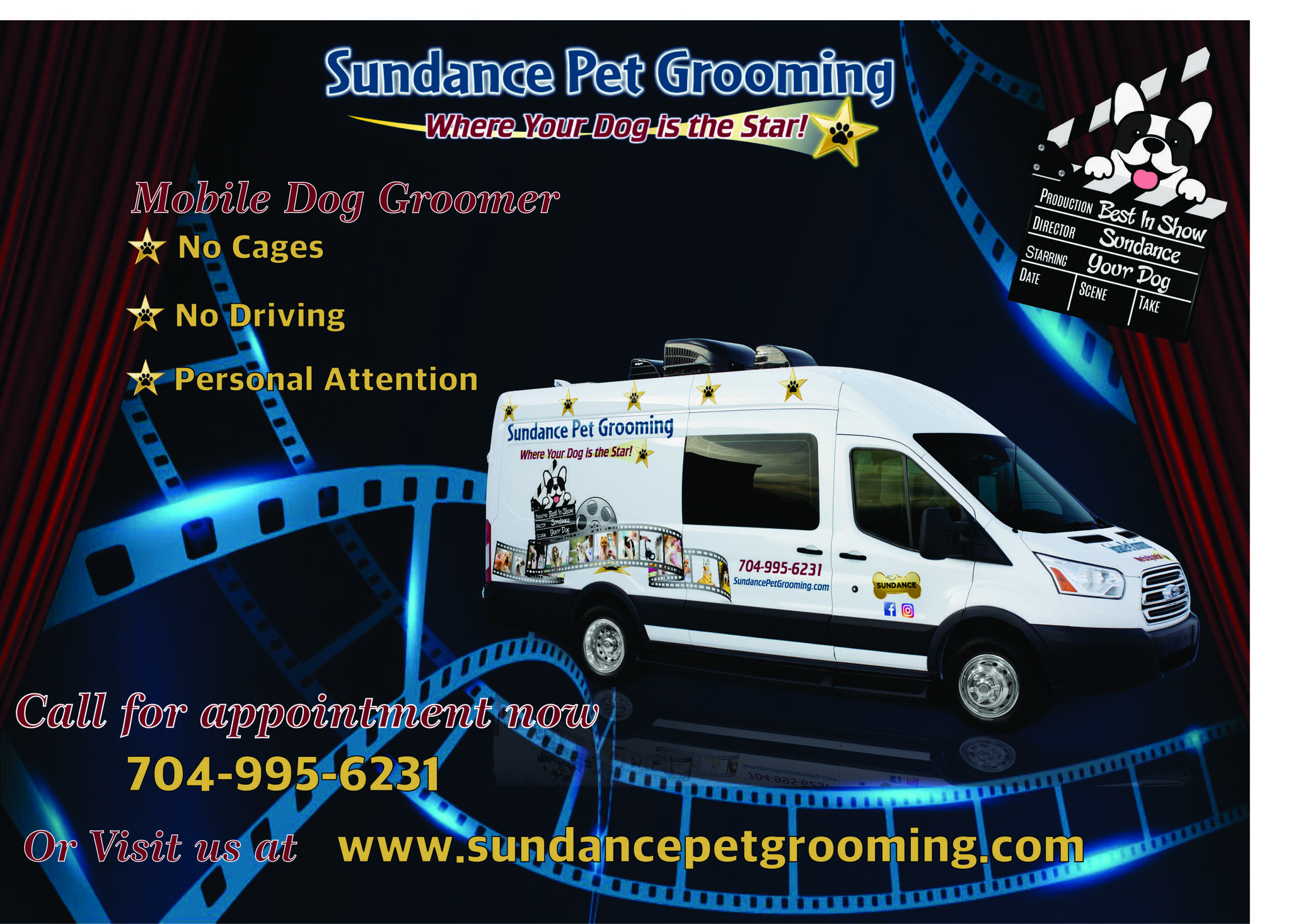 Best in show mobile best sale dog grooming