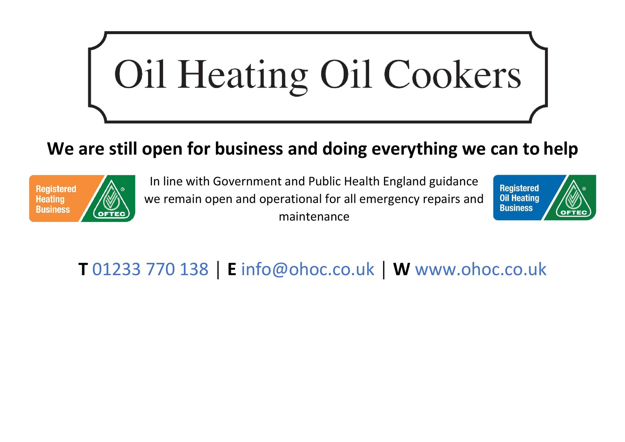OHOC - Oil Heating Oil Cookers Ltd - Ashford, England - Nextdoor