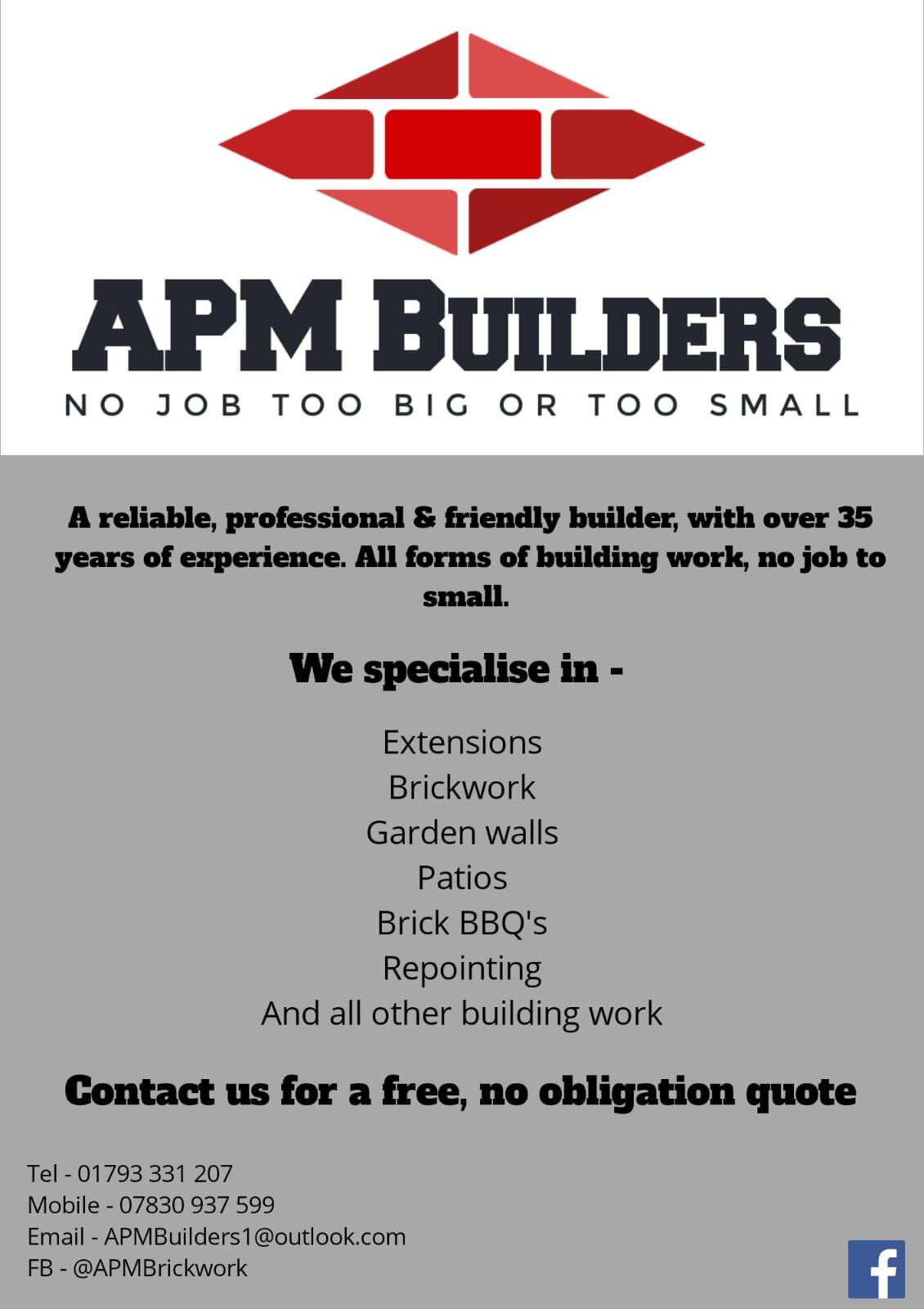 Apm Builders Swindon England Nextdoor