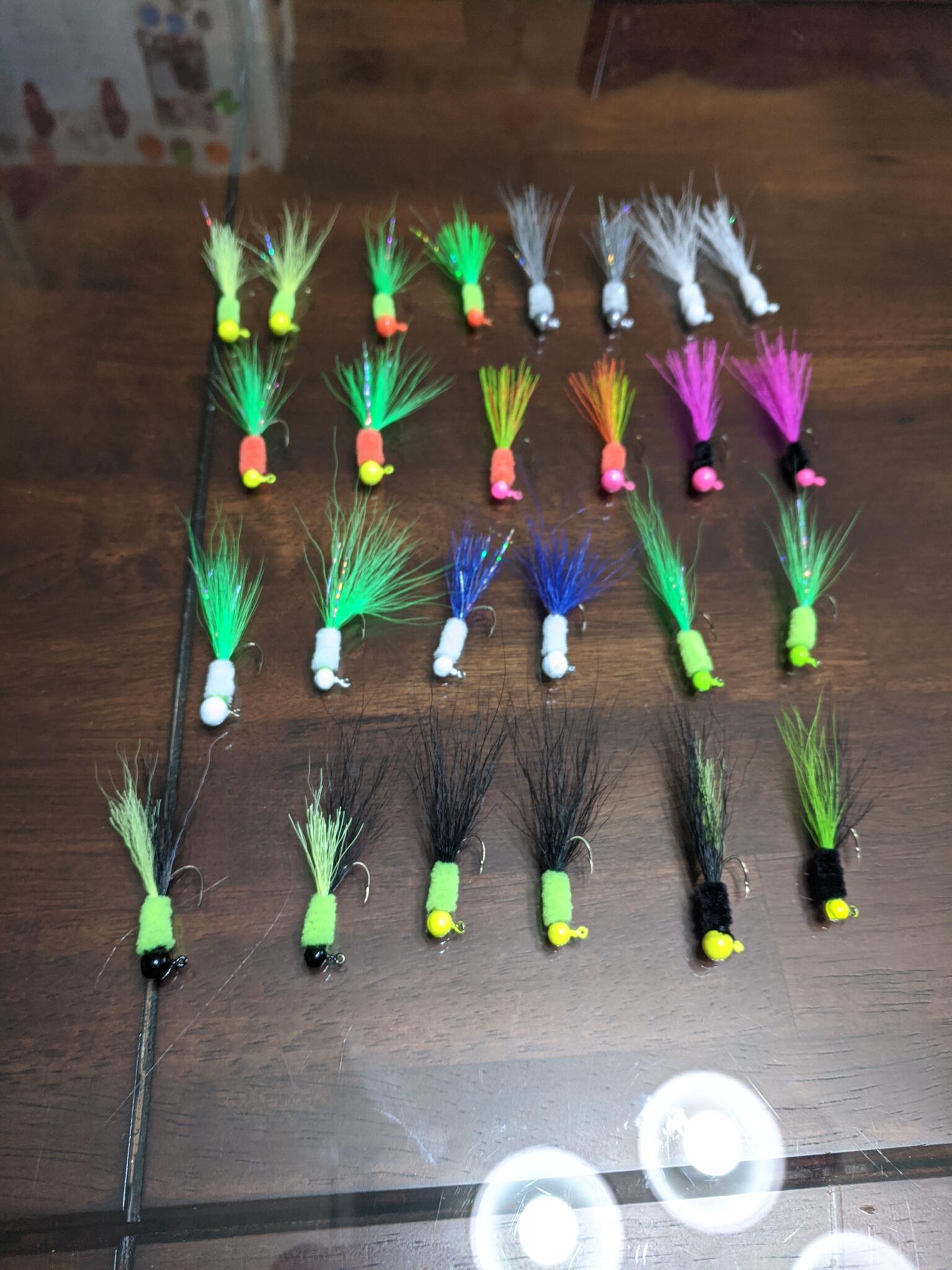 Leurres Crappie Faits Main - Lot De 4 - Garrett Outdoors (Neufs)