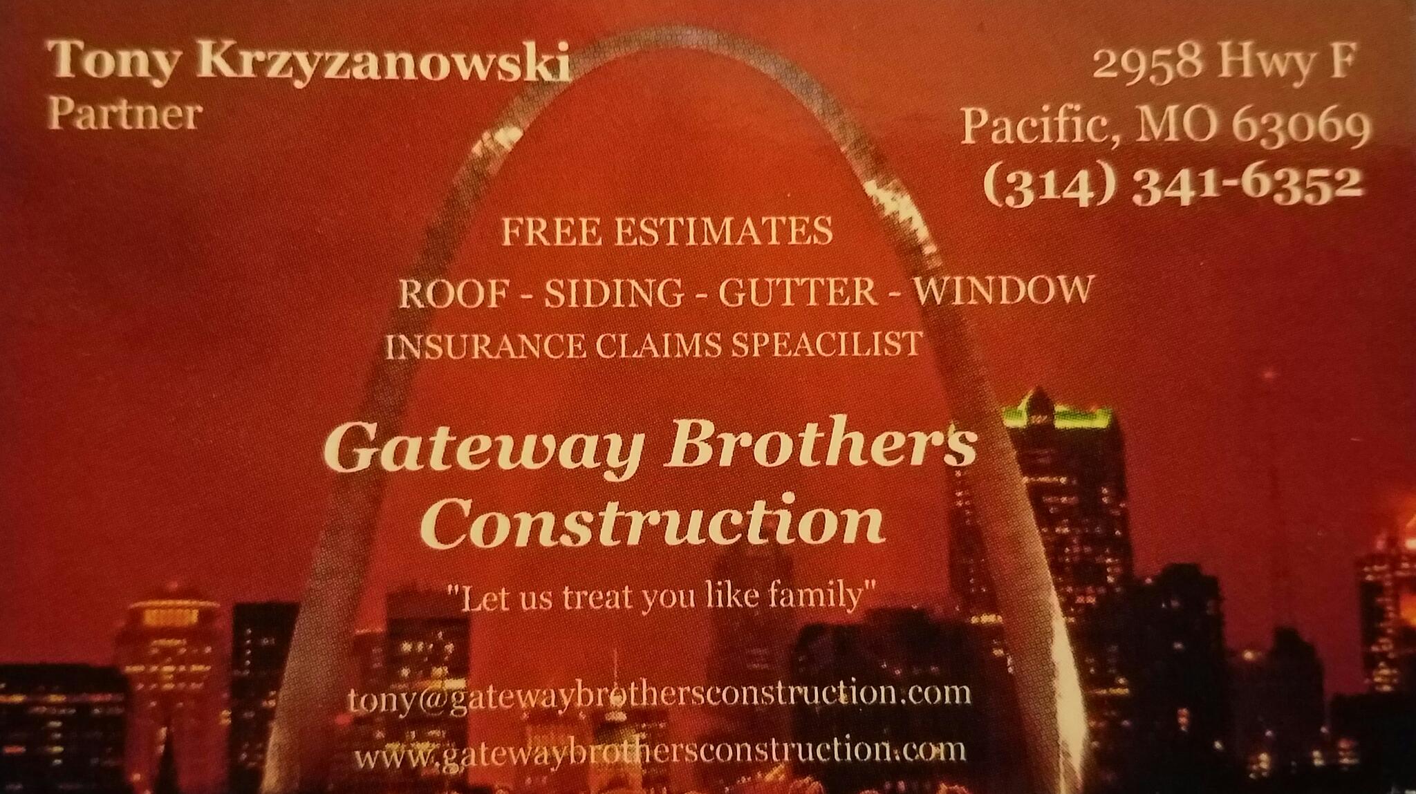 Gateway Brothers Construction Inc Pacific, MO Nextdoor