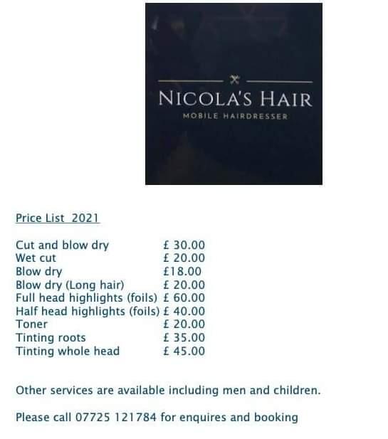 Nicola's Mobile Hairdressing Ringwood Nextdoor