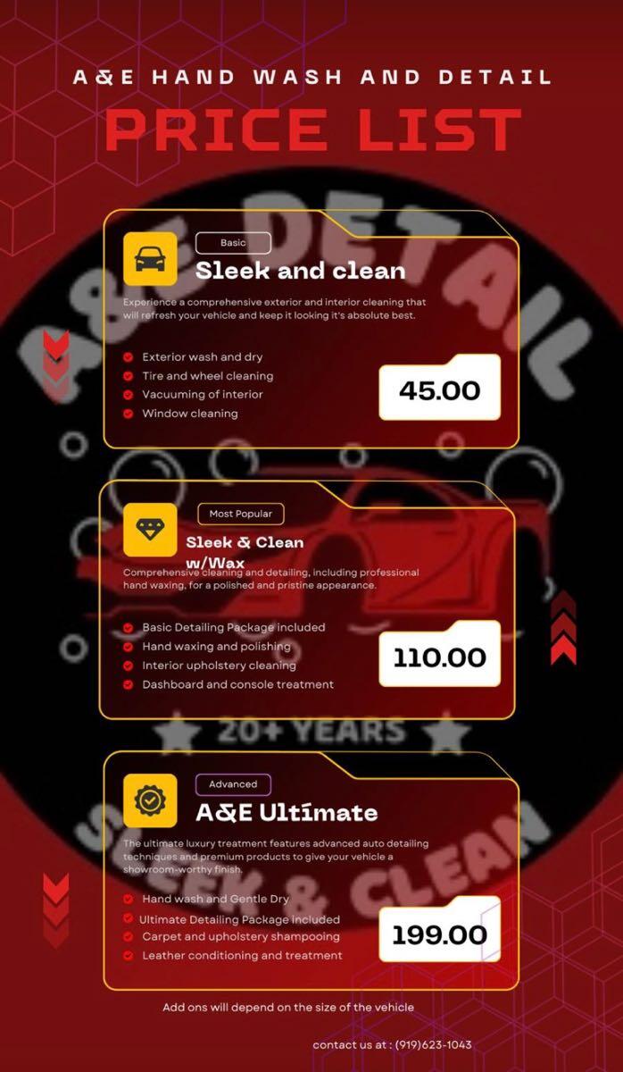 A&E Detail & Car wash Wendell, NC Nextdoor