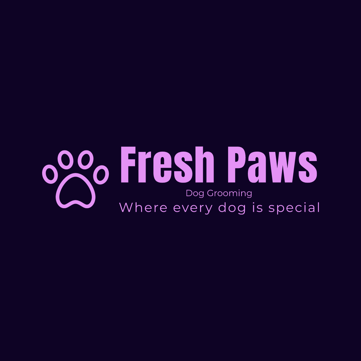 fresh paws dog grooming