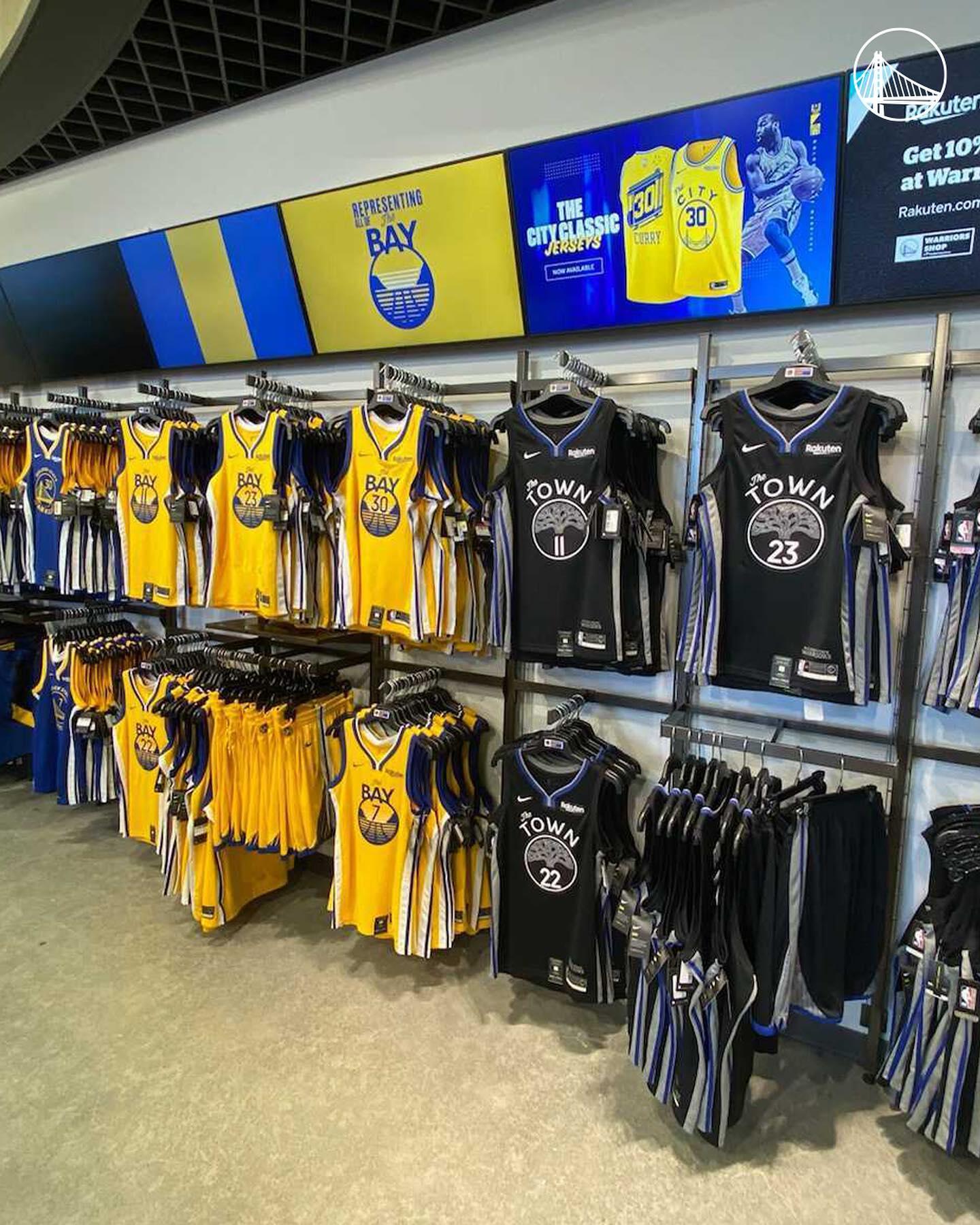 golden state warriors team store locations
