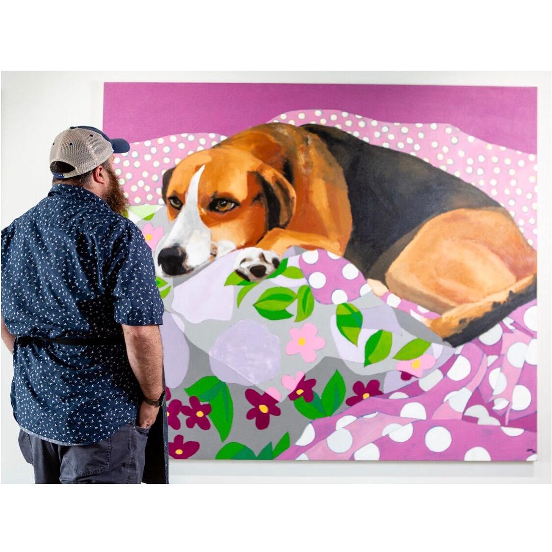Painter Jay McClellan proves it really is a dog's life