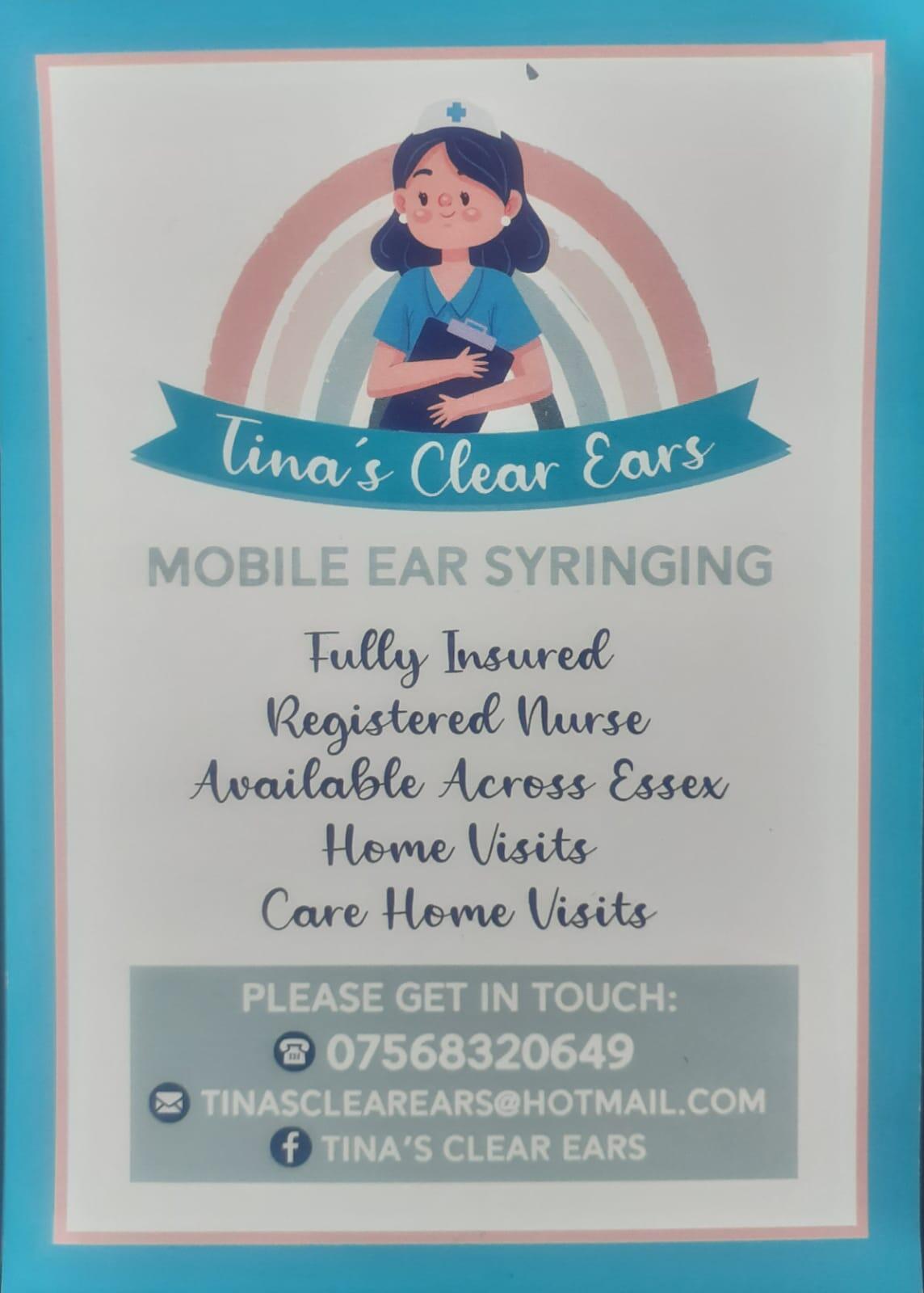 Tina's Clear Ears Mobile Ear Syringing Rayleigh, GBENG Nextdoor