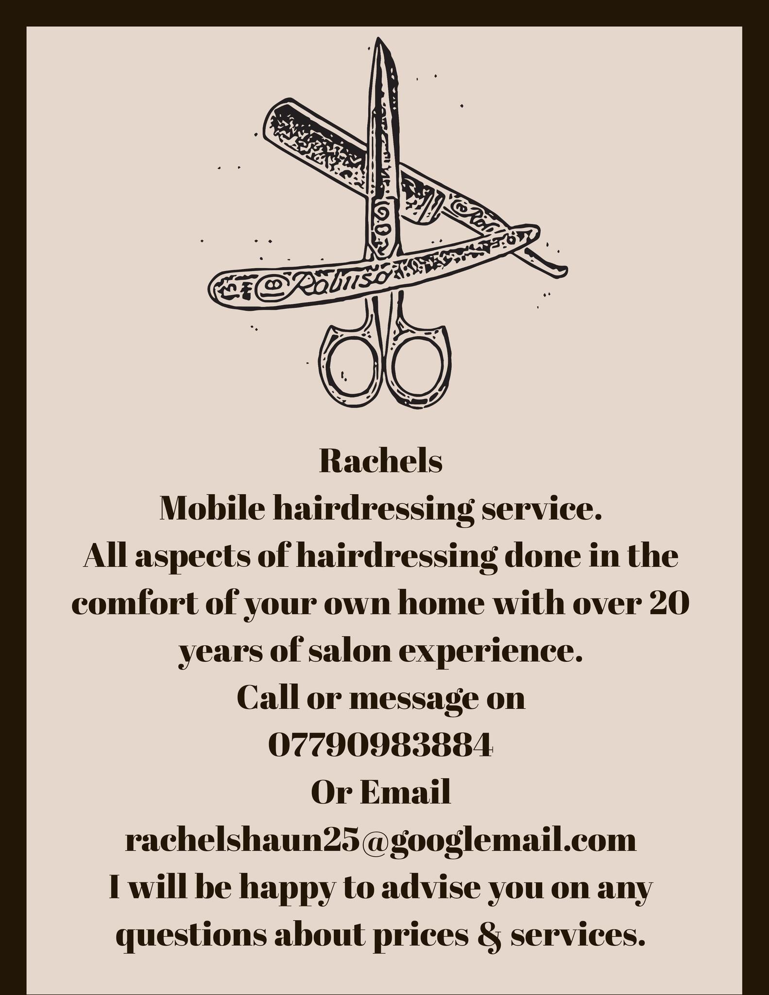 Rachel mobile hairdressing StokeonTrent, GBENG Nextdoor