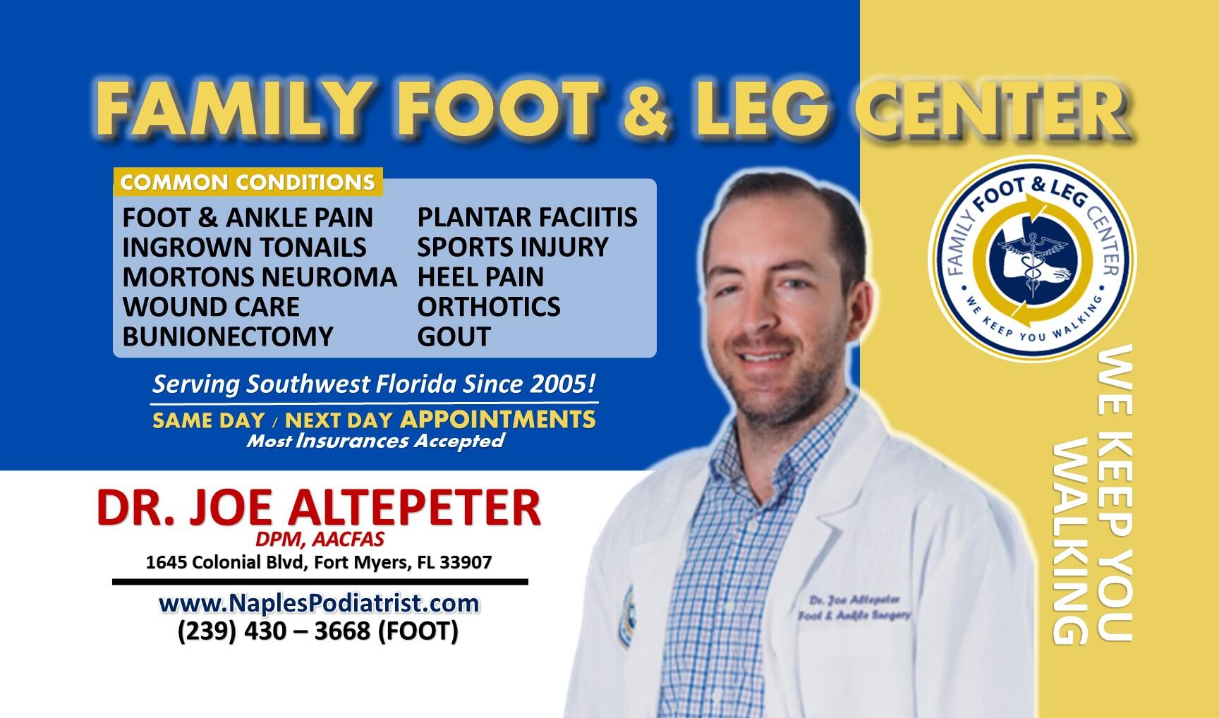 Dr. Joe Altepeter - Family Foot & Leg Center - Colonial Fort Myers ...