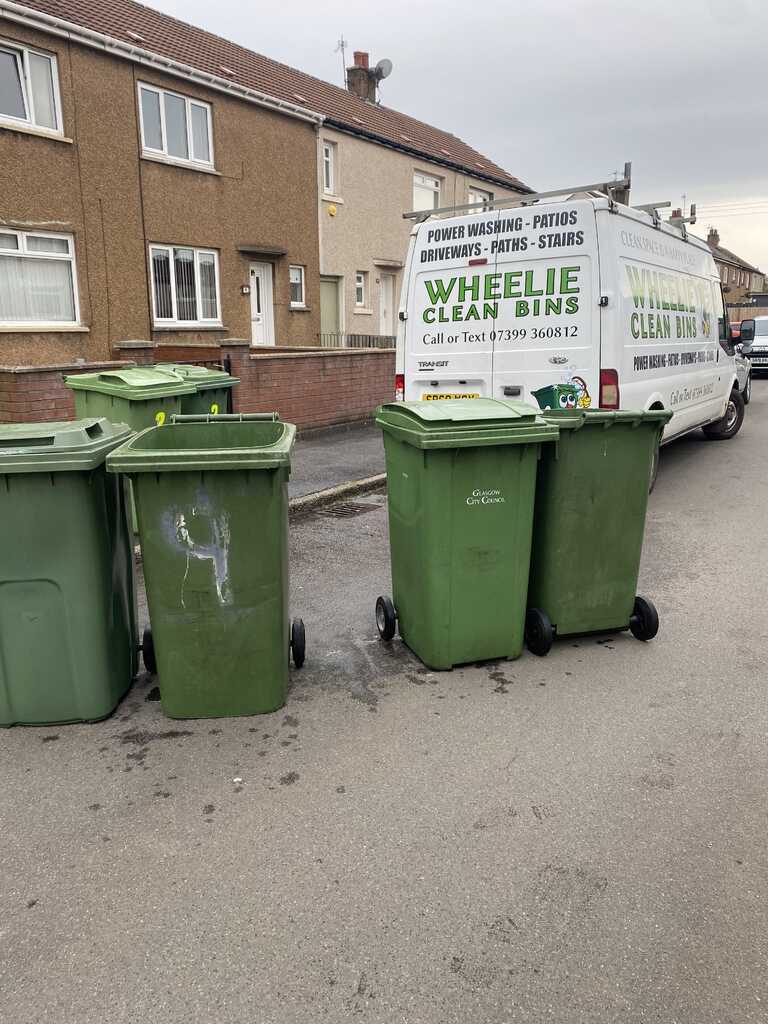 Wheely clean bins