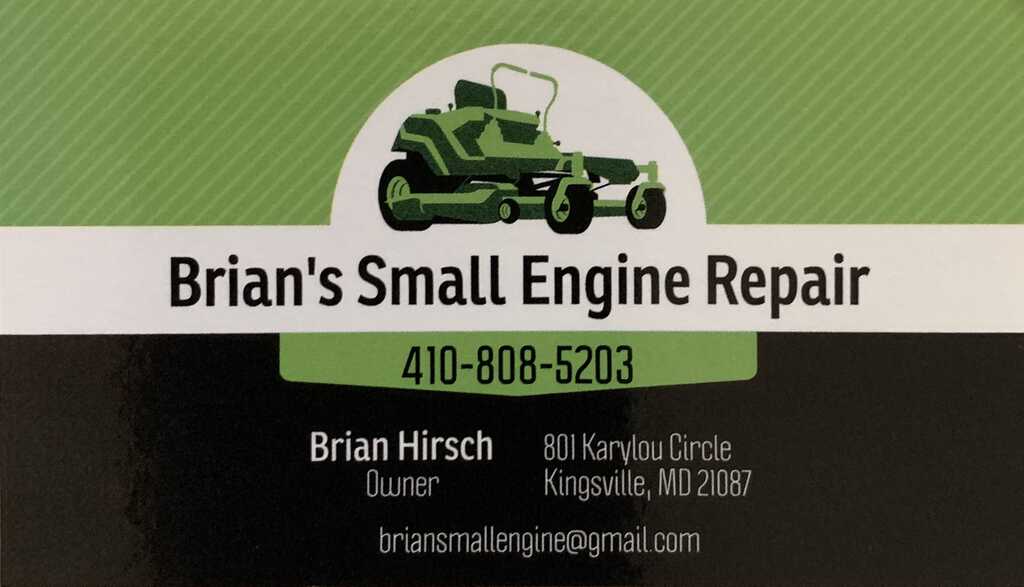 Brian's lawn discount mower repair